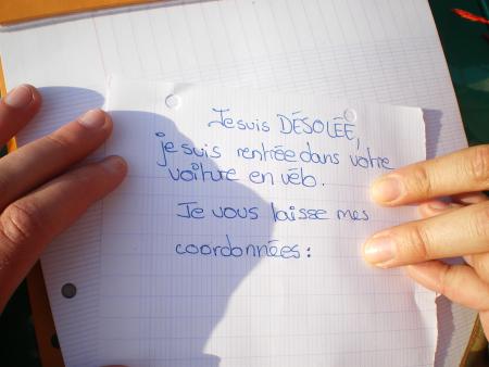 petit accident!